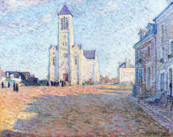 Church in the Village by Henri Lebasque